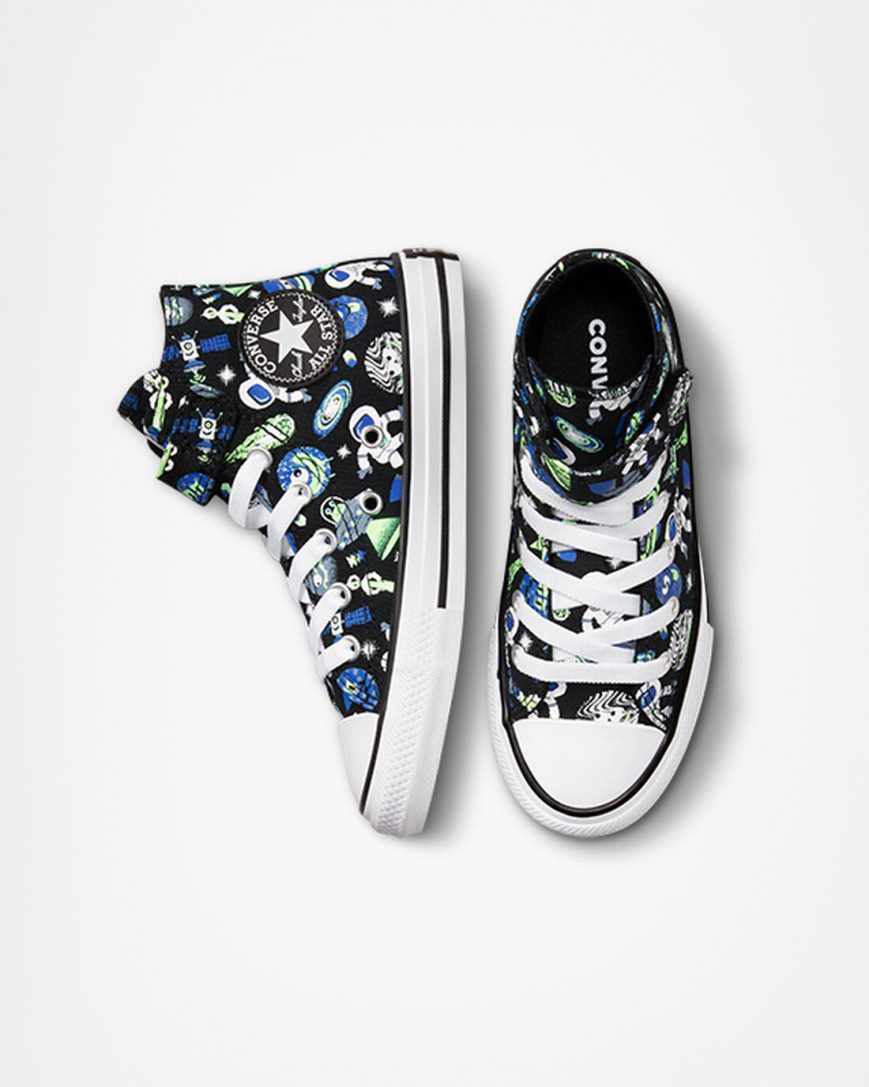 Tenisky Vysoke Converse Chuck Taylor All Star Easy-On Space Cruiser Dievcenske Čierne Modre Zelene | SK QOSU113